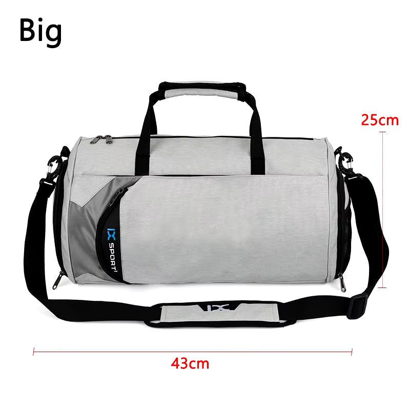 Premium Multifunctional Gym Bag for Fitness, Travel, and Swimming - Large Capacity Wet/Dry Design with Shoe Compartment