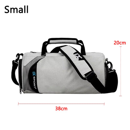Premium Multifunctional Gym Bag for Fitness, Travel, and Swimming - Large Capacity Wet/Dry Design with Shoe Compartment