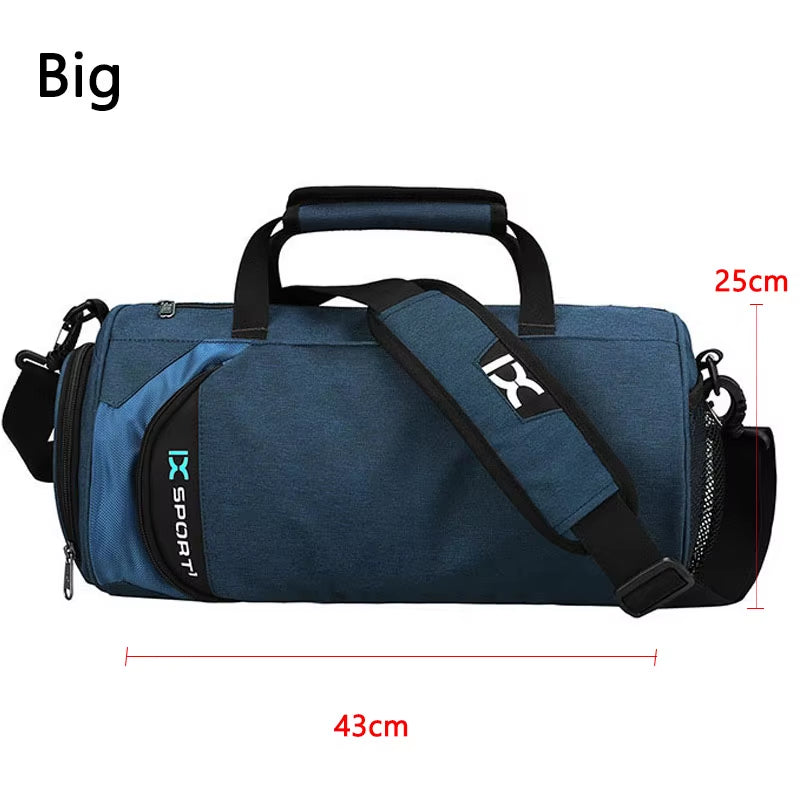 Premium Multifunctional Gym Bag for Fitness, Travel, and Swimming - Large Capacity Wet/Dry Design with Shoe Compartment