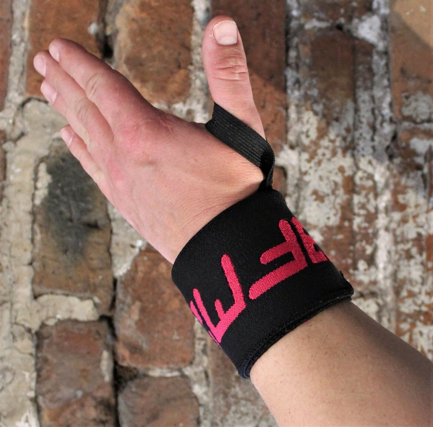 Padded Wrist Wraps for Weightlifting - Supportive Gym Straps and Grip Gloves by GFM