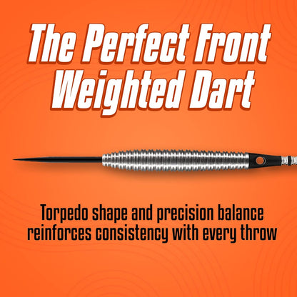 Darts Zen Dojo Steel Tip Dart Set - Front Weighted with 80% Tungsten Barrels