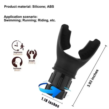 Portable Lung Fitness Exerciser with Adjustable Resistance for Endurance Training