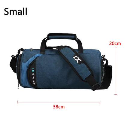 Premium Multifunctional Gym Bag for Fitness, Travel, and Swimming - Large Capacity Wet/Dry Design with Shoe Compartment
