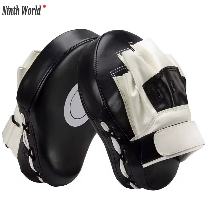 Curved Boxing Bags - 1 or 2 Piece Focus Punching Equipment for Taekwondo, Muay Thai, and Karate Training for Adults and Kids - PU Paws Pads
