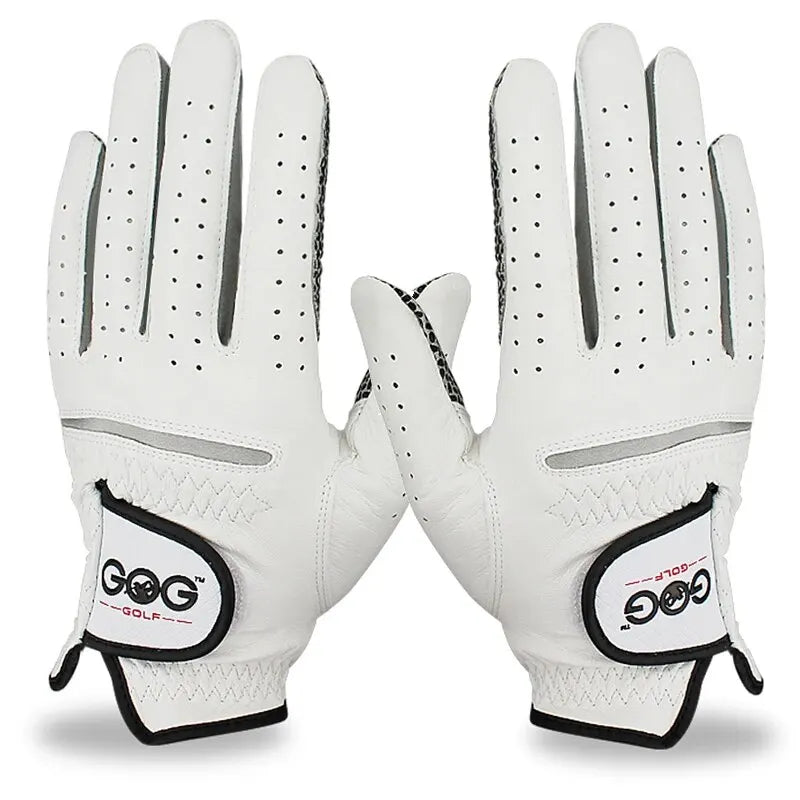Pack 1 Pc Golf Gloves Men'S Left/Right Hand Soft Breathable Pure Sheepskin with Anti-Slip Granules Golf Gloves Golf Men