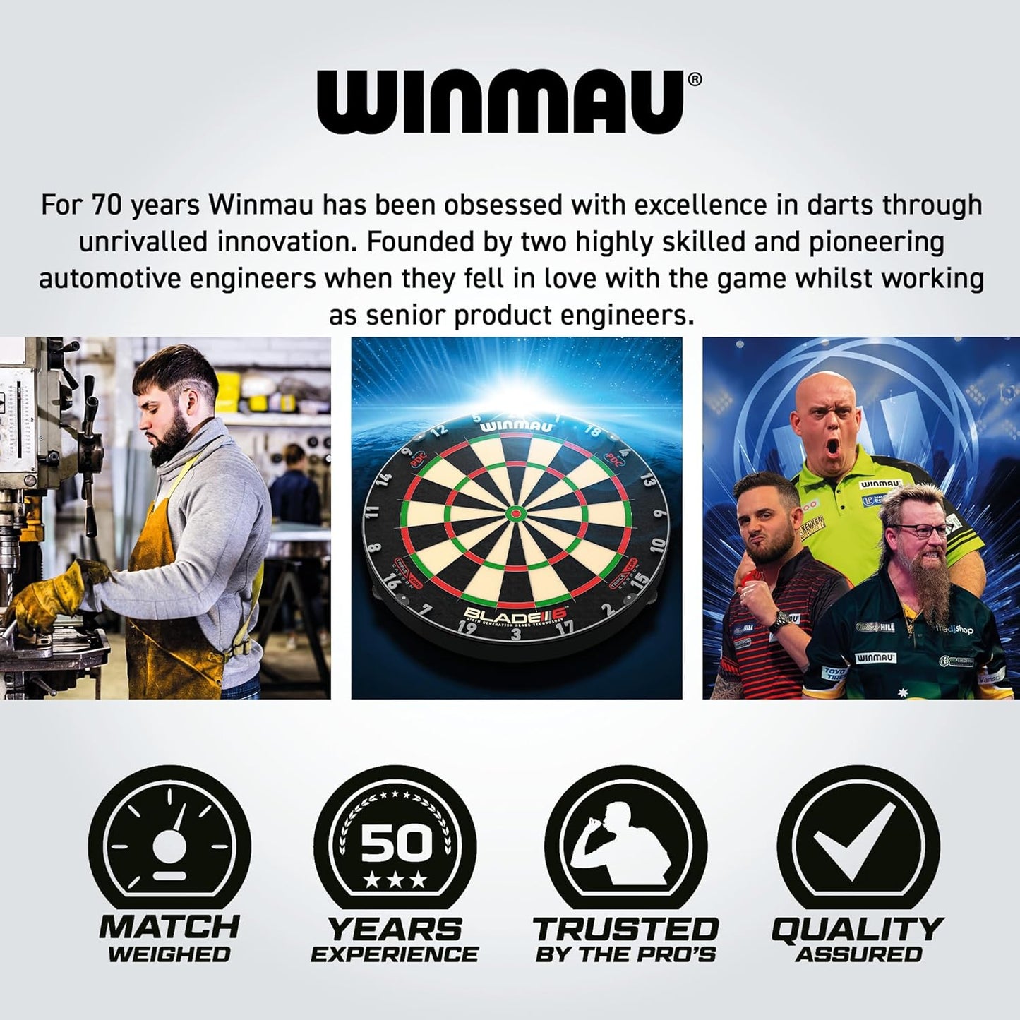 Printed Dartboard Surround Ring - Durable Wall Protector for Dartboards - Available in White, Black, Red, and Blue - Professional Darts Accessories