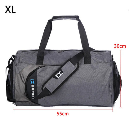 Premium Multifunctional Gym Bag for Fitness, Travel, and Swimming - Large Capacity Wet/Dry Design with Shoe Compartment