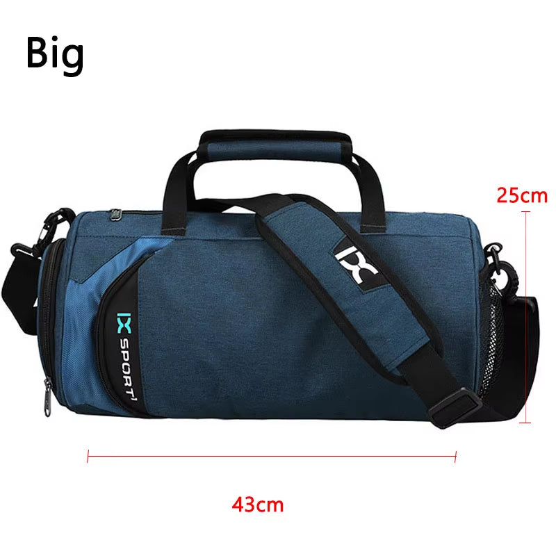 Premium Multifunctional Gym Bag for Fitness, Travel, and Swimming - Large Capacity Wet/Dry Design with Shoe Compartment