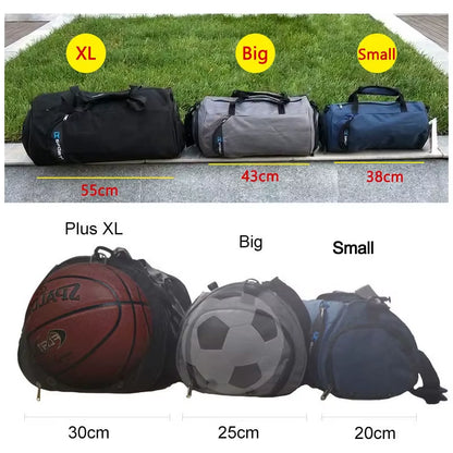 Premium Multifunctional Gym Bag for Fitness, Travel, and Swimming - Large Capacity Wet/Dry Design with Shoe Compartment