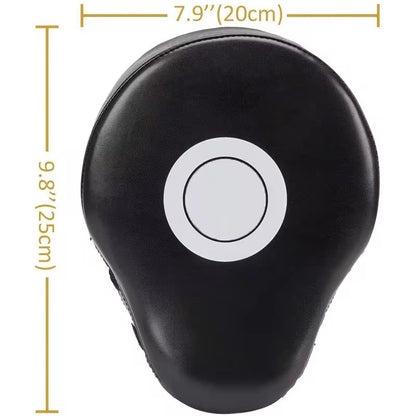 Curved Boxing Bags - 1 or 2 Piece Focus Punching Equipment for Taekwondo, Muay Thai, and Karate Training for Adults and Kids - PU Paws Pads