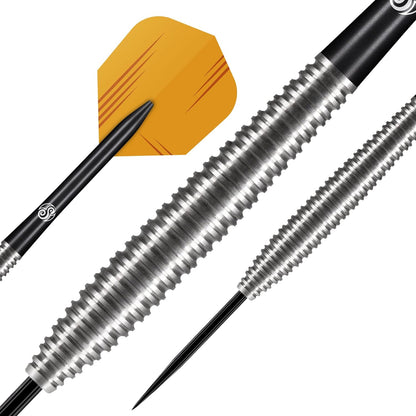 Darts Zen Dojo Steel Tip Dart Set - Front Weighted with 80% Tungsten Barrels