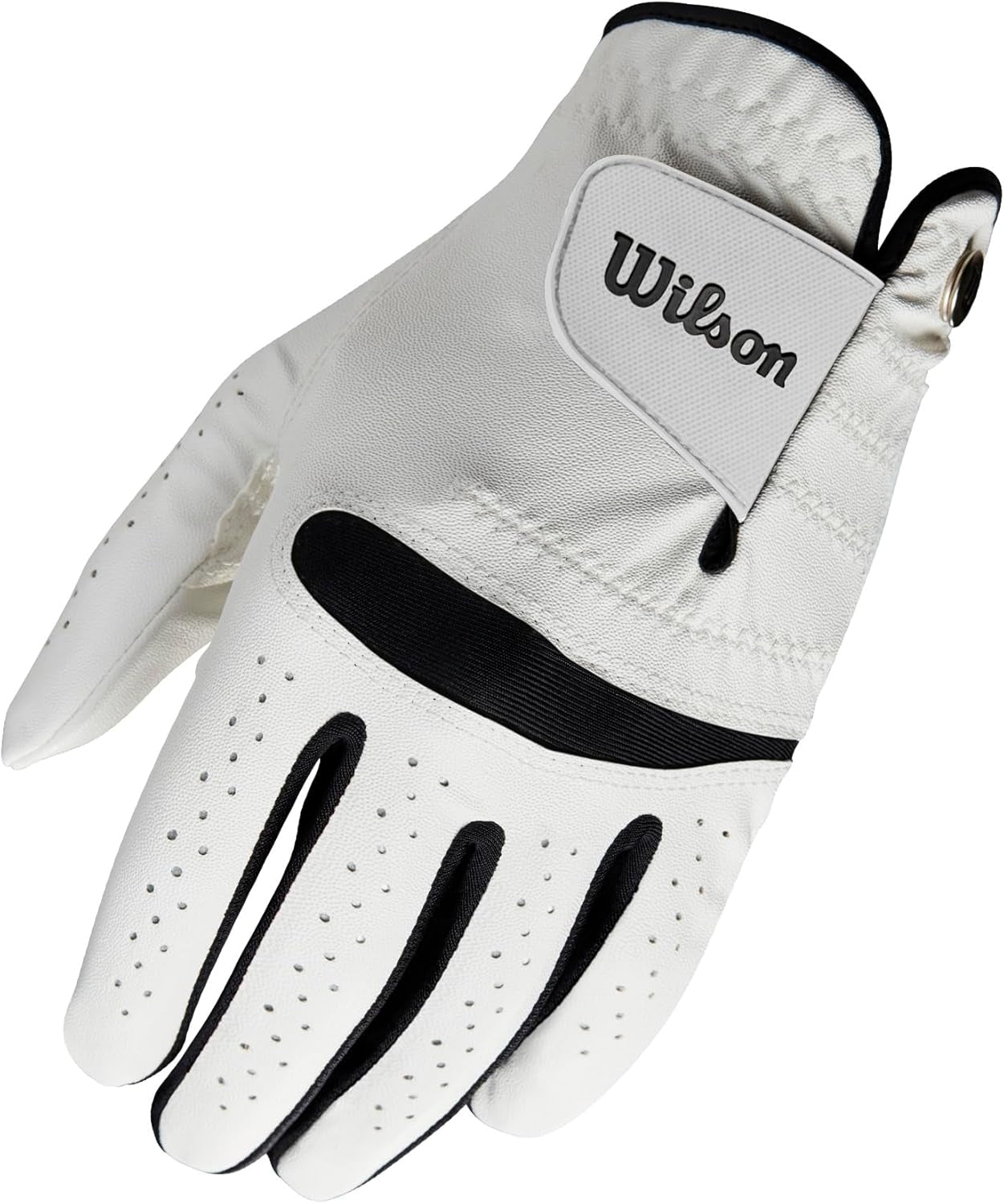 Wilson Feel Plus™ Glove, Weiß/Schwarz
