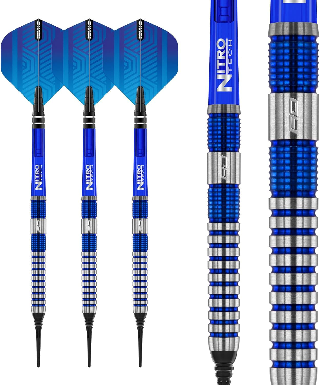 Polaris Tungsten Professional Dart Set with Flights and Nitrotech Shafts