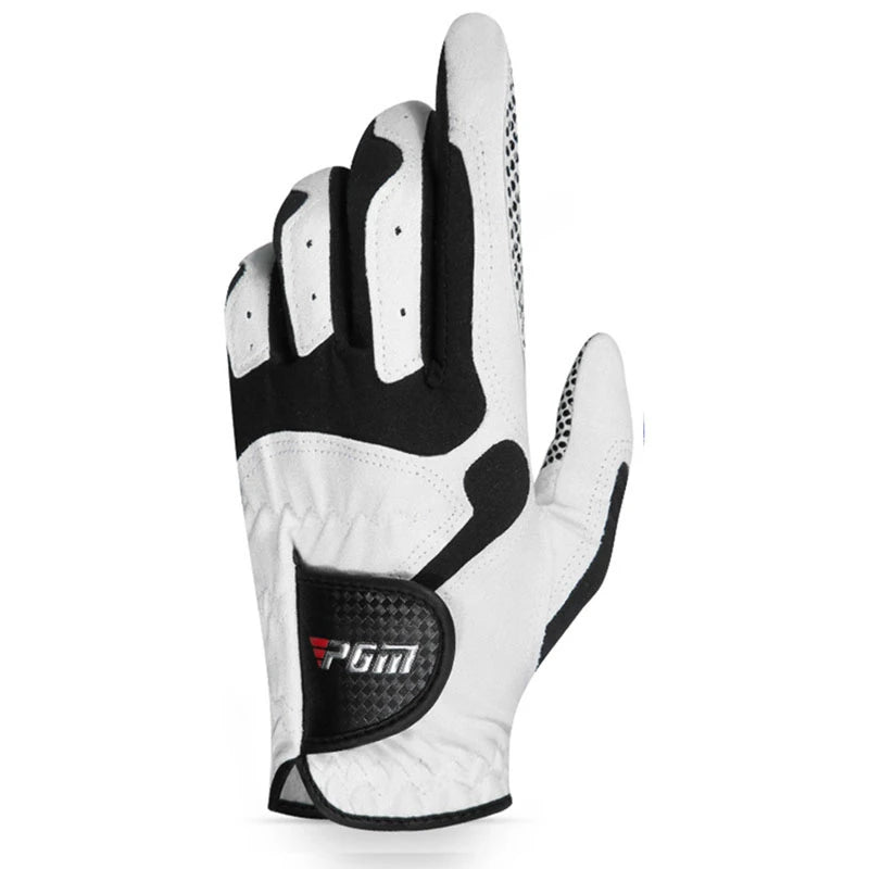 Professional Golf Gloves Microfiber Cloth Fabric Breathable Non-Slip Gloves Club Swing Putting Training Gloves