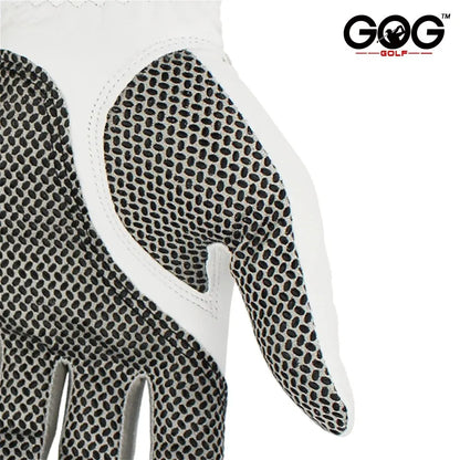 Pack 1 Pc Golf Gloves Men'S Left/Right Hand Soft Breathable Pure Sheepskin with Anti-Slip Granules Golf Gloves Golf Men
