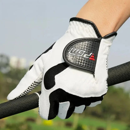 Professional Golf Gloves Microfiber Cloth Fabric Breathable Non-Slip Gloves Club Swing Putting Training Gloves
