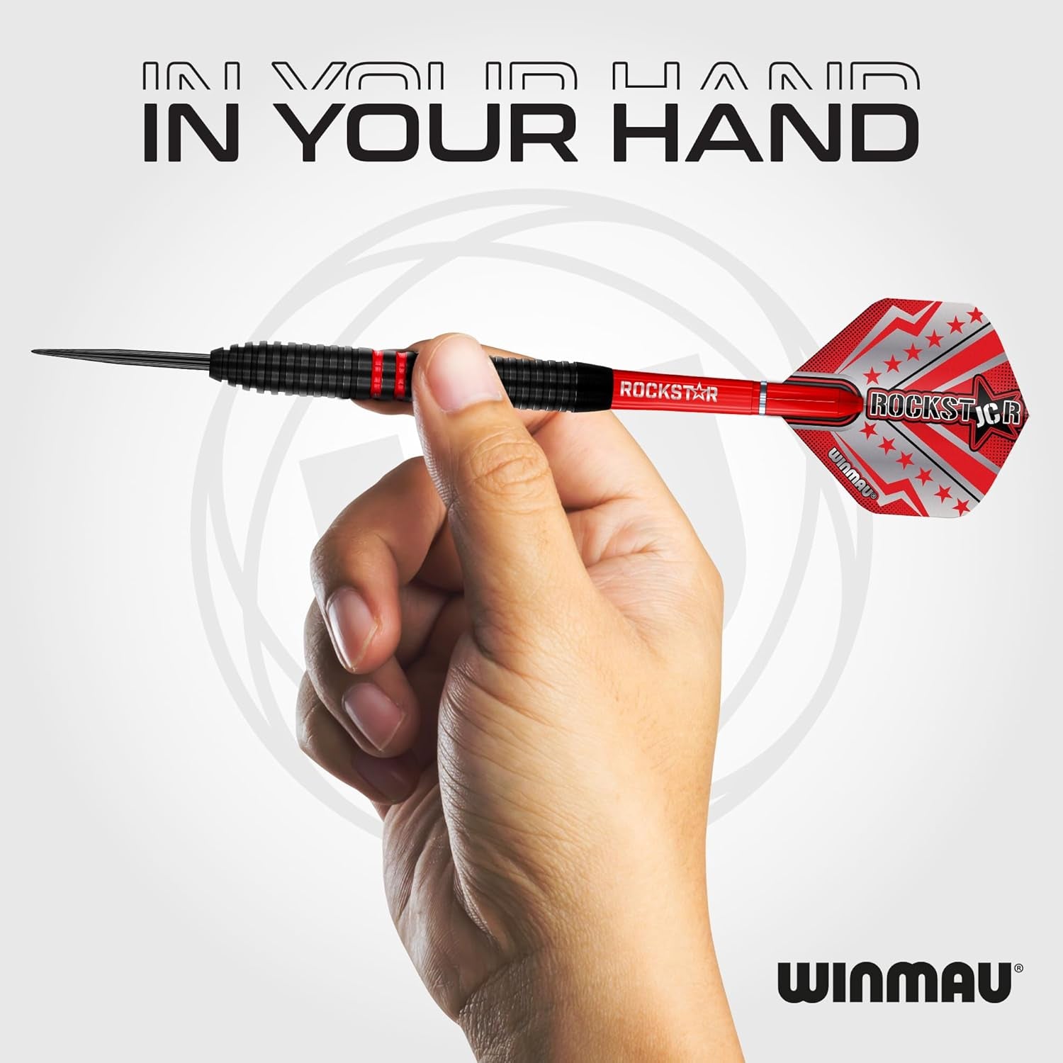 Joe Cullen Rockstar 20G Brass Darts Set with Flights, Shafts, and Checkout Card